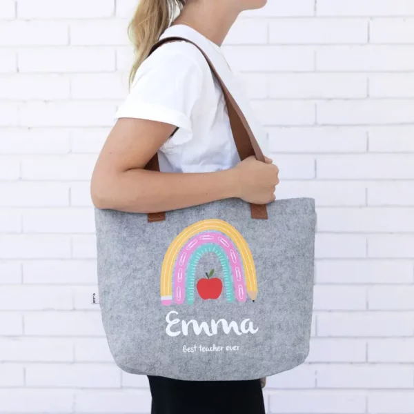 Bolso de fieltro personalizado