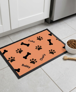 Alfombra personalizada para comedero de perro y gato - Imagen 3