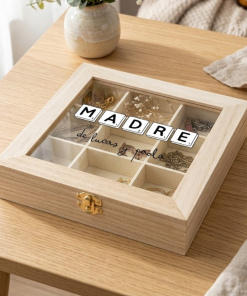 Cajas clasificadoras personalizadas de madera