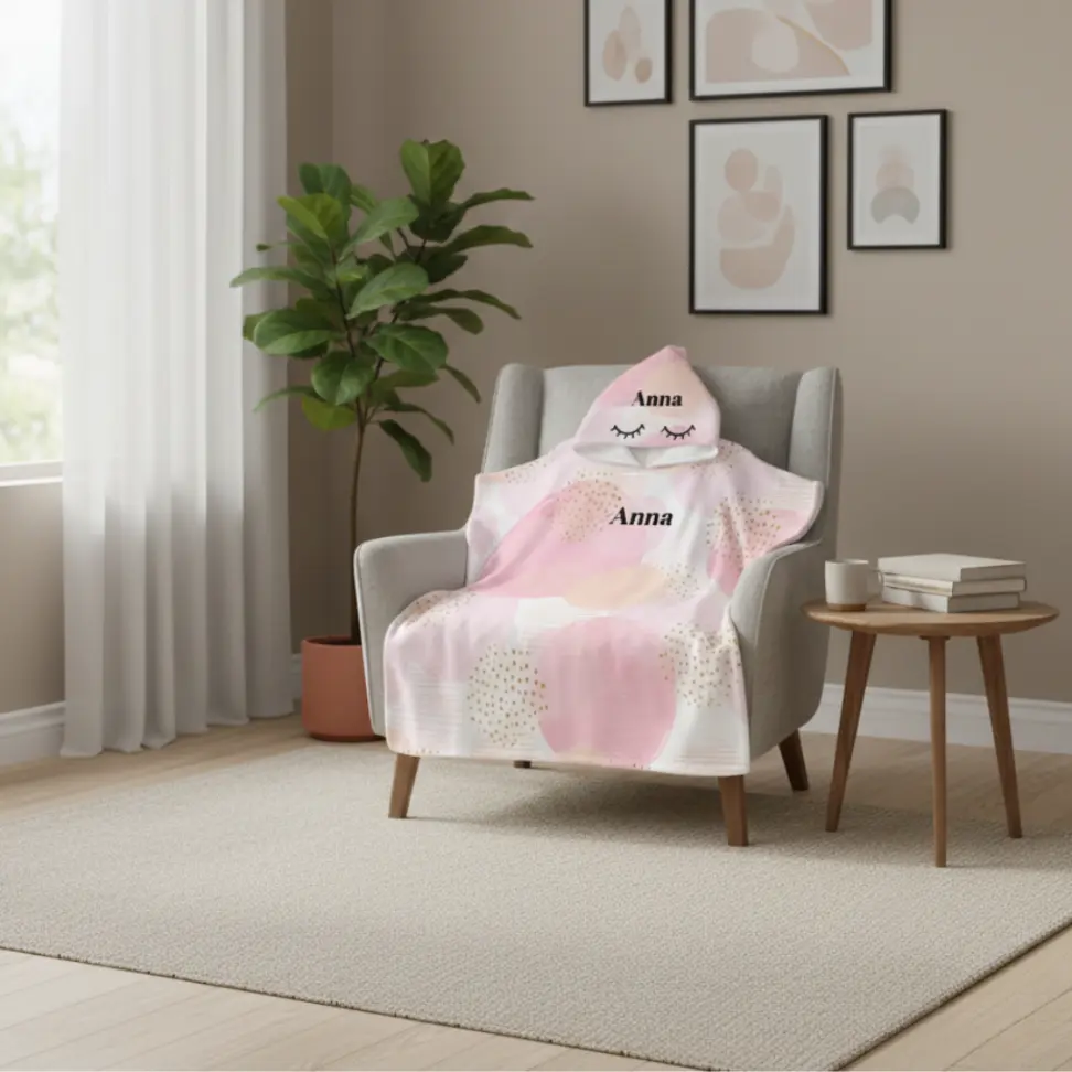 Manta poncho personalizada - Imagen 2