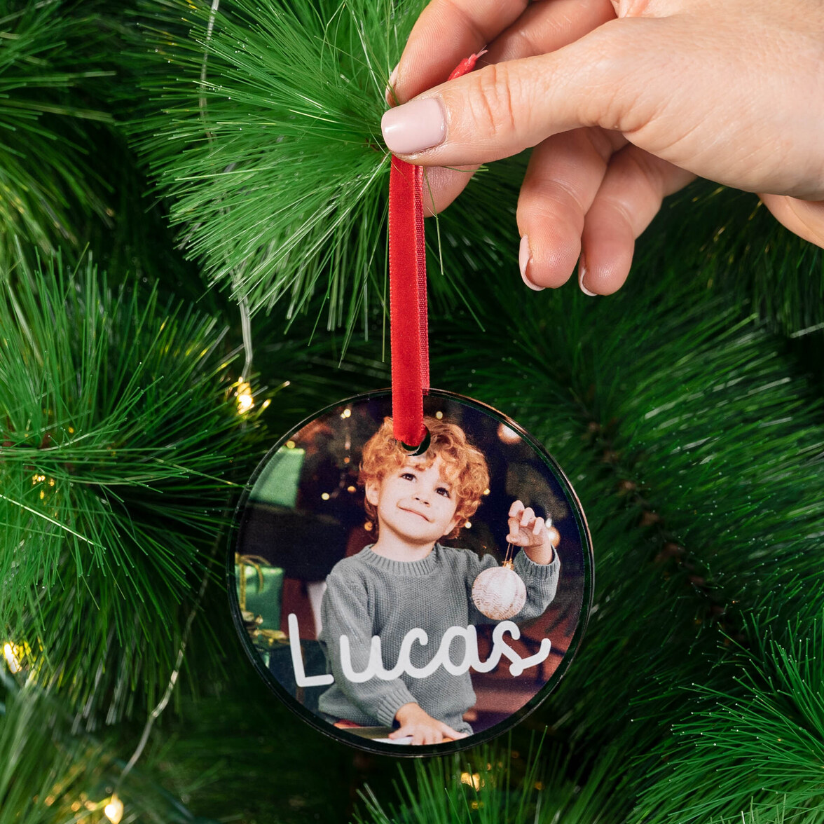 Adornos navideños personalizados de metacrilato - Imagen 2