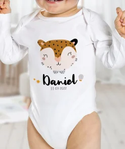 Body bebé personalizado manga larga