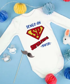 Body bebé personalizado manga larga - Imagen 4