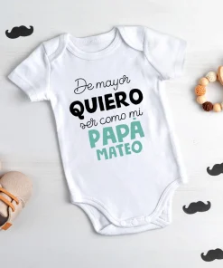 Body bebé personalizado manga corta - Imagen 3