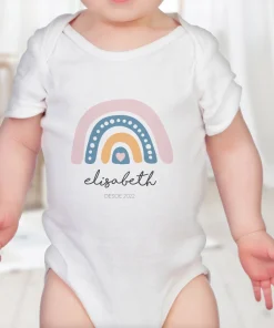 Body bebé personalizado manga corta