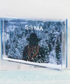 Bola de nieve personalizada rectangular