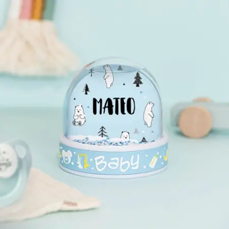 Bola de nieve Baby personalizada - Imagen 4