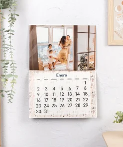 Calendario de pared personalizado grapado