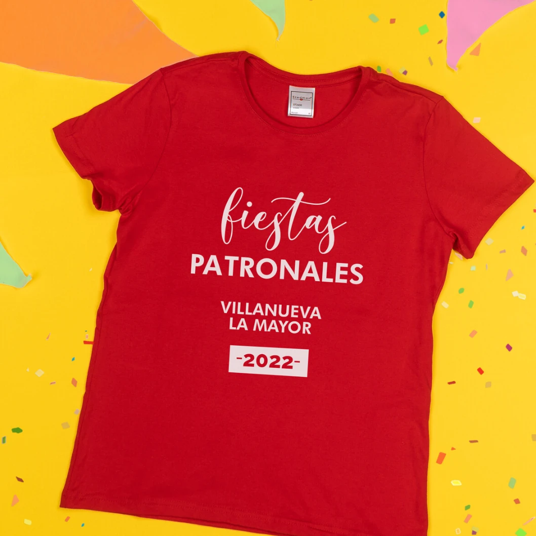 Camisetas personalizadas mujer algodón - Imagen 2