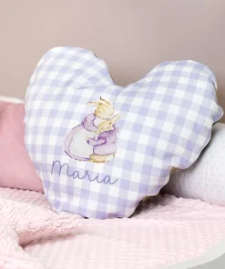 Alternative view of Cojín personalizado con forma de corazón