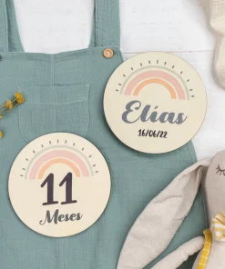 Cumple mes de madera personalizado - Imagen 6