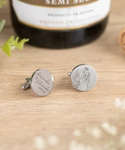 Gemelos personalizados grabados - Imagen 7