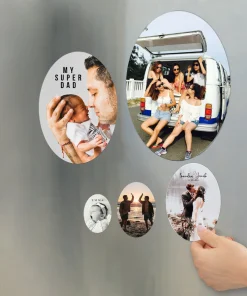 Alternative view of Imanes flexibles personalizados ovalados