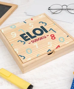 Juego sudoku personalizado de madera