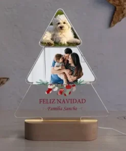 Lámparas personalizadas con base de madera