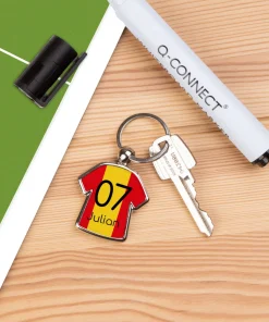 Llavero metálico personalizado camiseta - Imagen 4