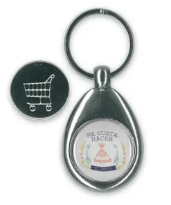 Llavero personalizado con moneda para carro - Imagen 5