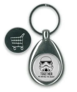 Llavero personalizado con moneda para carro - Imagen 7