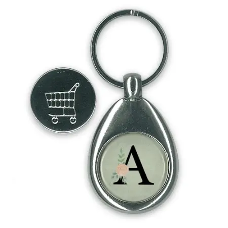 Llavero personalizado con moneda para carro - Imagen 8