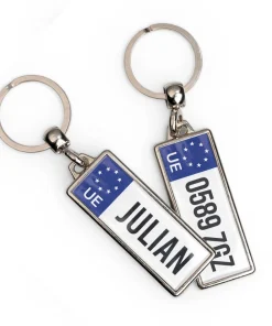 Llavero metálico alargado personalizado - Imagen 9