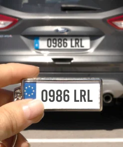 Llavero metálico alargado personalizado - Imagen 8