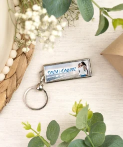 Llavero metálico alargado personalizado - Imagen 7