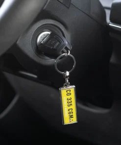 Llavero metálico alargado personalizado - Imagen 5