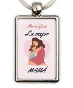 Llavero personalizado metálico rectangular - Imagen 6