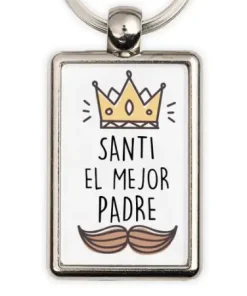 Llavero personalizado metálico rectangular - Imagen 7