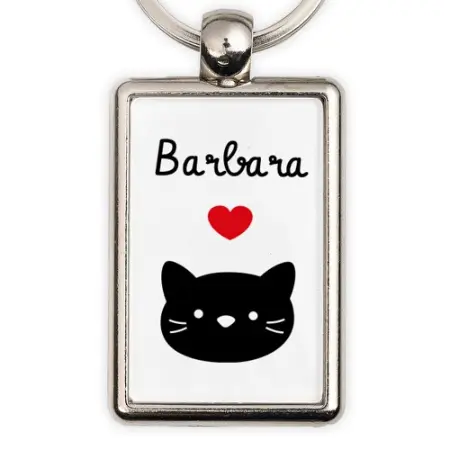 Llavero personalizado metálico rectangular - Imagen 8