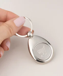 Llavero personalizado con moneda para carro - Imagen 4