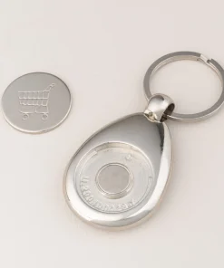 Llavero personalizado con moneda para carro - Imagen 2
