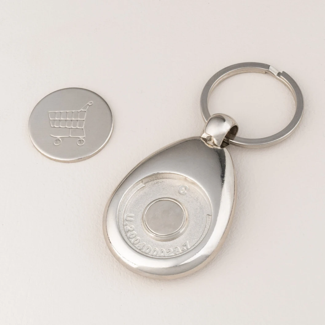 Llavero personalizado con moneda para carro - Imagen 2