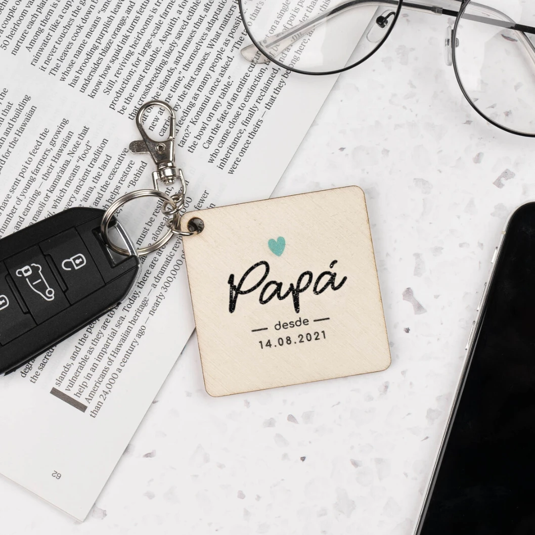 Llaveros de madera personalizados - Imagen 3