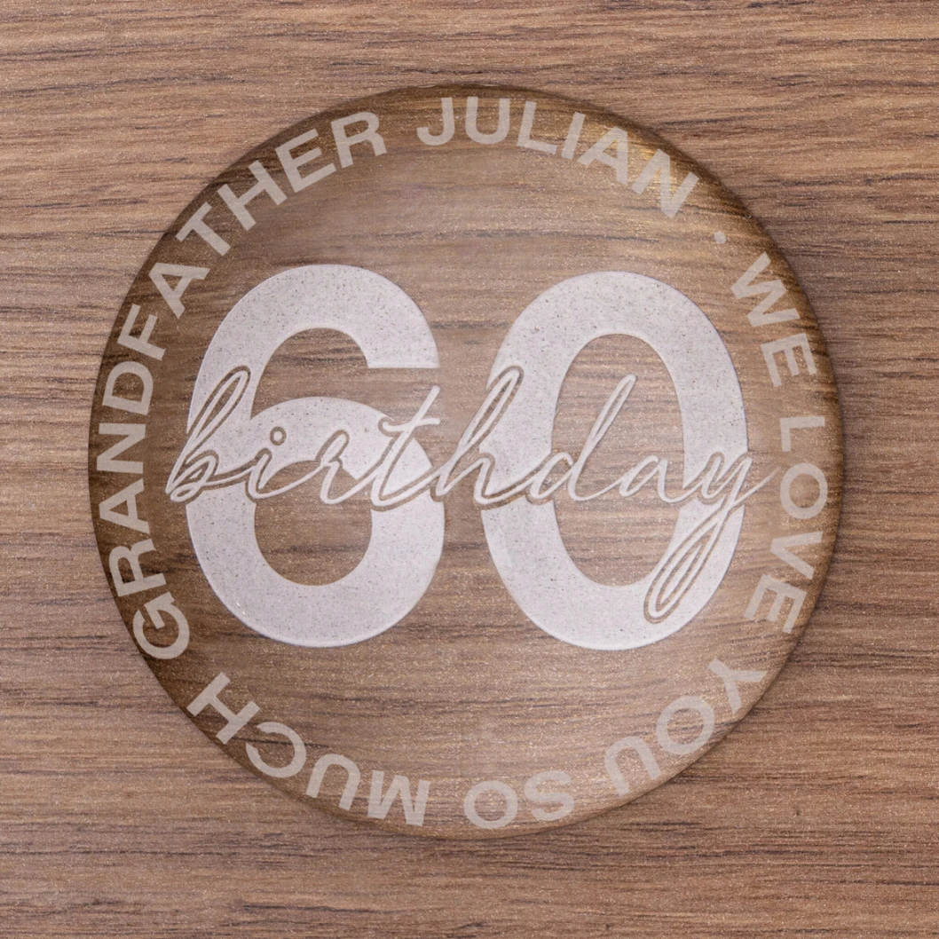 Lupa pisapapeles personalizado de cristal - Imagen 7