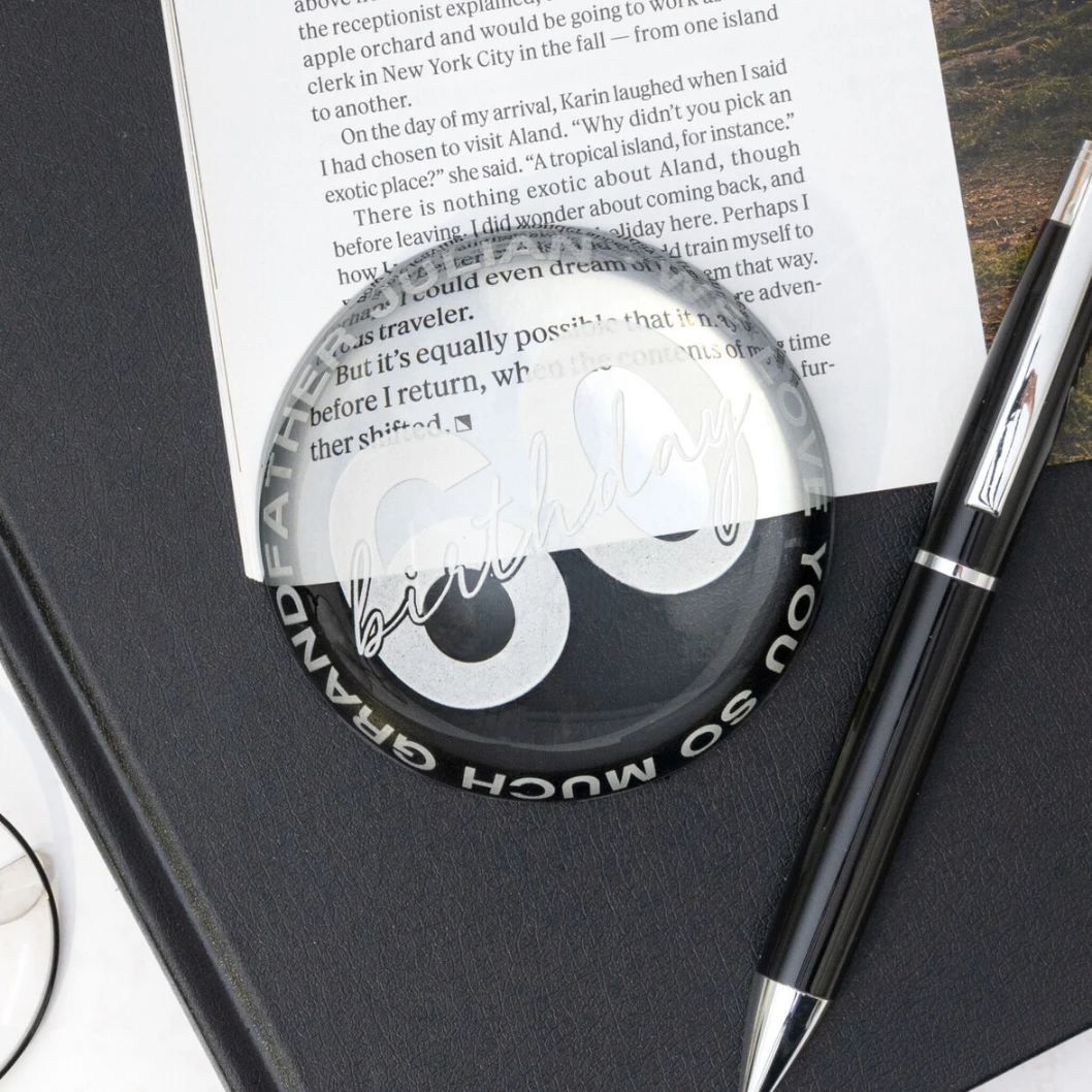 Lupa pisapapeles personalizado de cristal - Imagen 4
