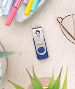 Alternative view of Pendrive usb plástico personalizado