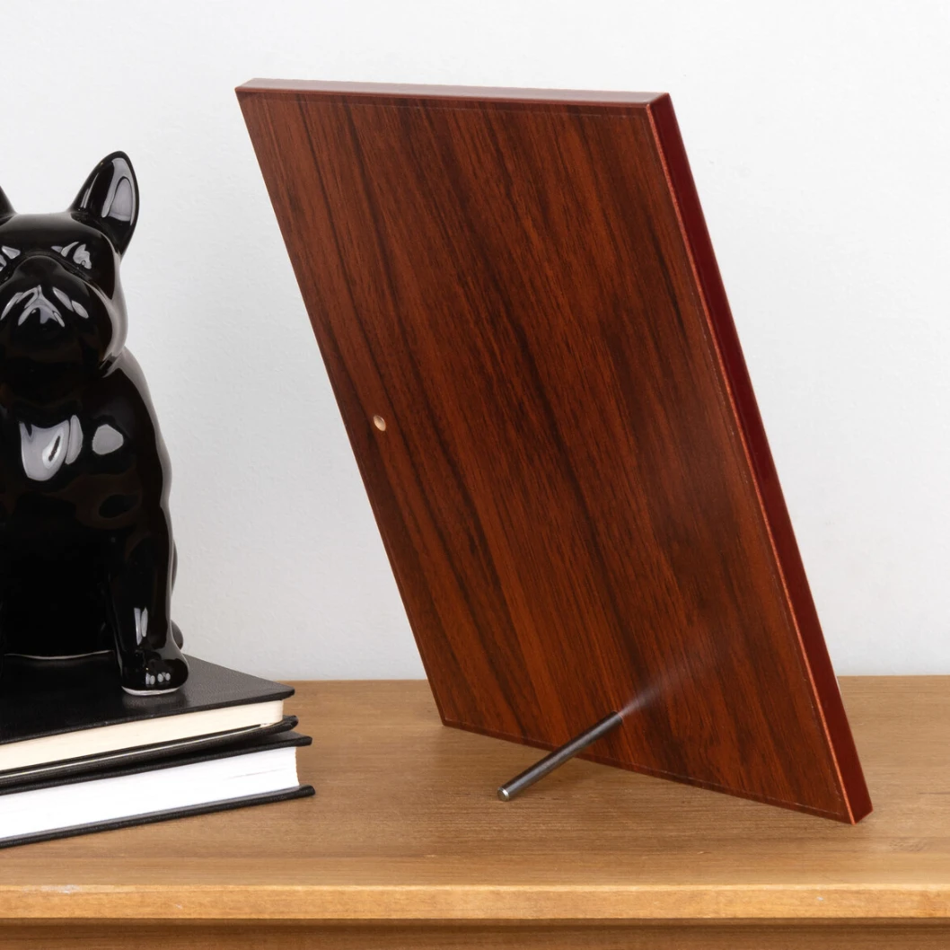 Placa conmemorativa personalizada de caoba - Imagen 7