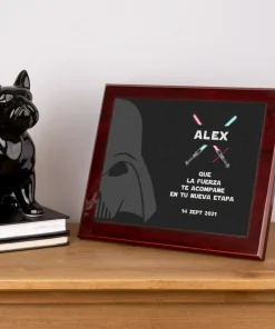 Placa conmemorativa personalizada de caoba - Imagen 15
