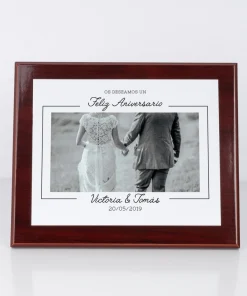 Placa conmemorativa personalizada de caoba - Imagen 11