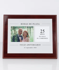 Placa conmemorativa personalizada de caoba - Imagen 9