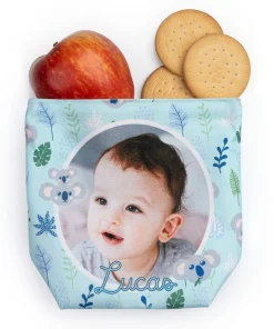 Porta snacks reutilizable personalizado de tela - Imagen 4