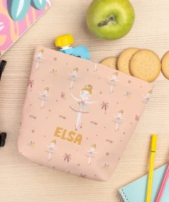 Porta snacks reutilizable personalizado de tela - Imagen 6