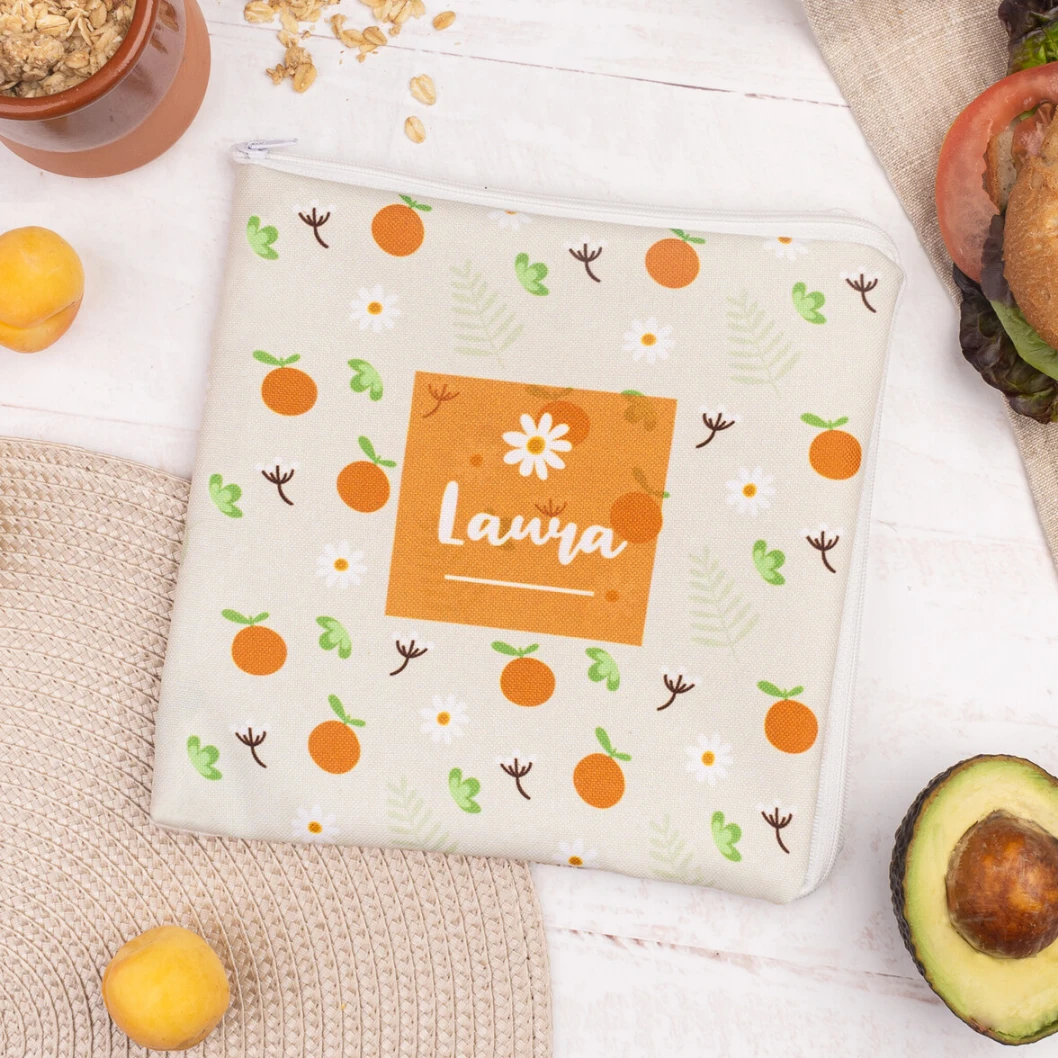 Portabocadillos reutilizable ecológico personalizado - Imagen 4