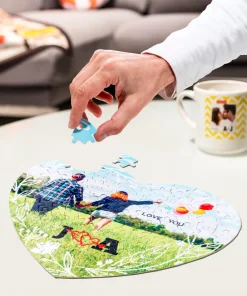 Puzzles magnéticos personalizados corazón - Imagen 3