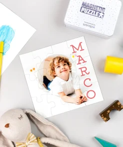 Alternative view of Puzzles magnéticos personalizados cuadrados