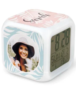 Reloj despertador digital cubo personalizado - Imagen 6