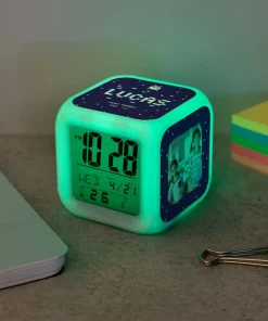 Reloj despertador digital cubo personalizado - Imagen 5