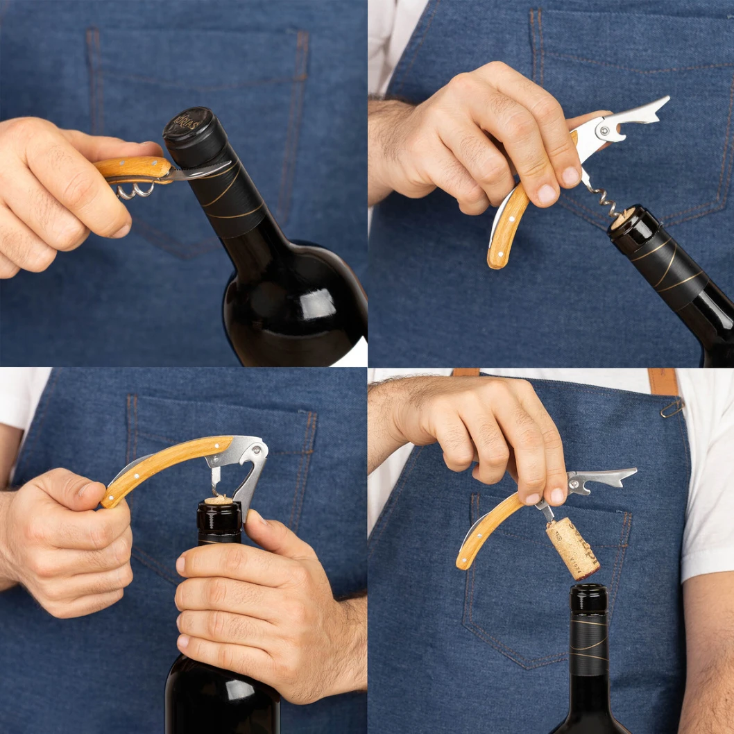 Set de accesorios para vino con estuche personalizado - Imagen 6
