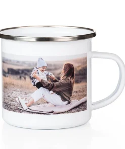 Taza esmaltada personalizada - Imagen 3
